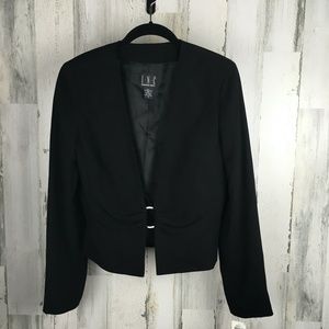 INC Size 10 Black Jacket/Blazer NWT